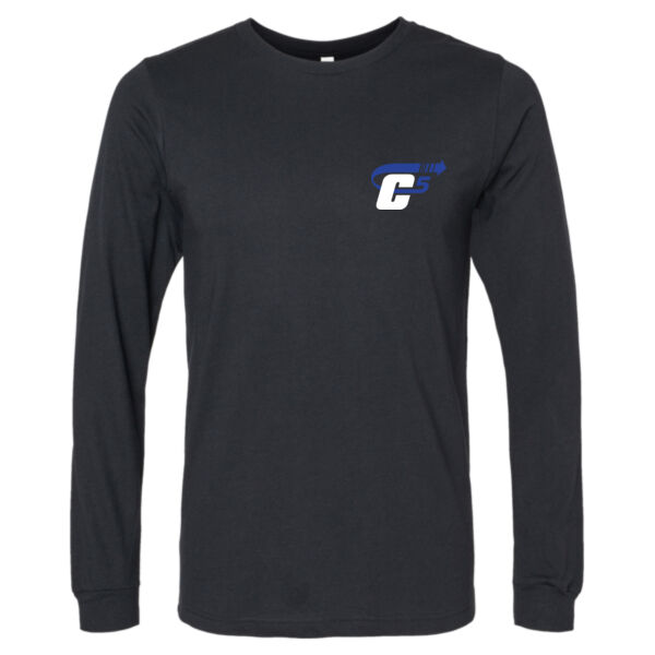 C5 Expedite Printed - Unisex Heather CVC Long Sleeve Tee Thumbnail