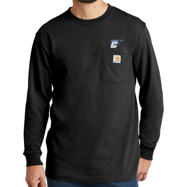C5 Expedite Embroidered - Workwear Pocket Long Sleeve T Shirt Thumbnail