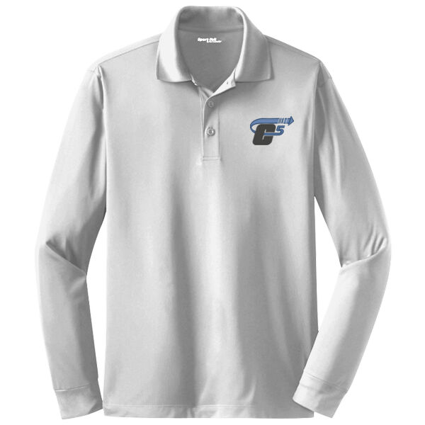 Sport Tek C5 Expedite Embroidered- - Long Sleeve Micropique Sport Wick ® Polo Thumbnail