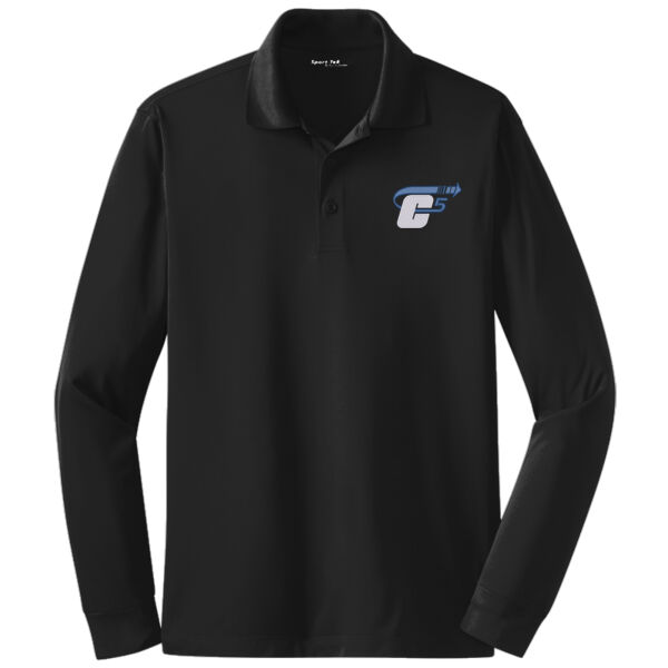 Sport Tek C5 Expedite Embroidered- - Long Sleeve Micropique Sport Wick ® Polo Thumbnail